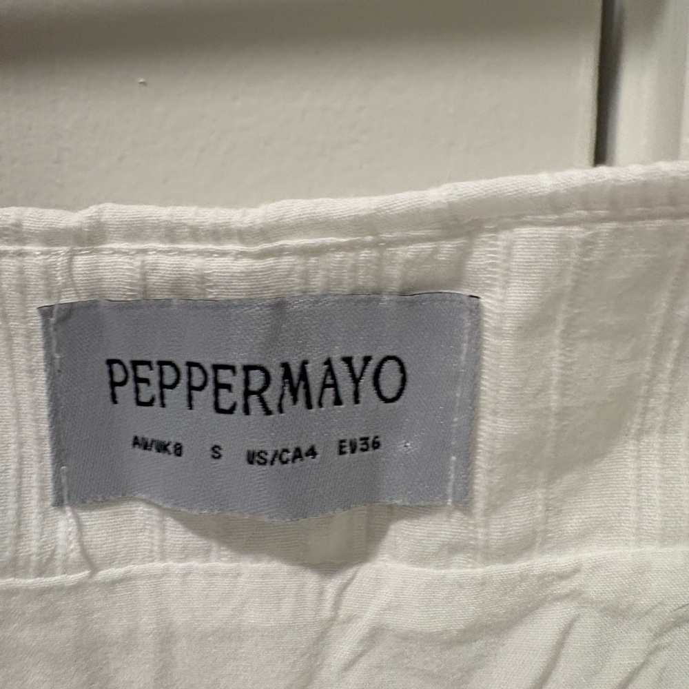 Peppermayo White Ruffle Mini Skirt - Picture 6 of 6